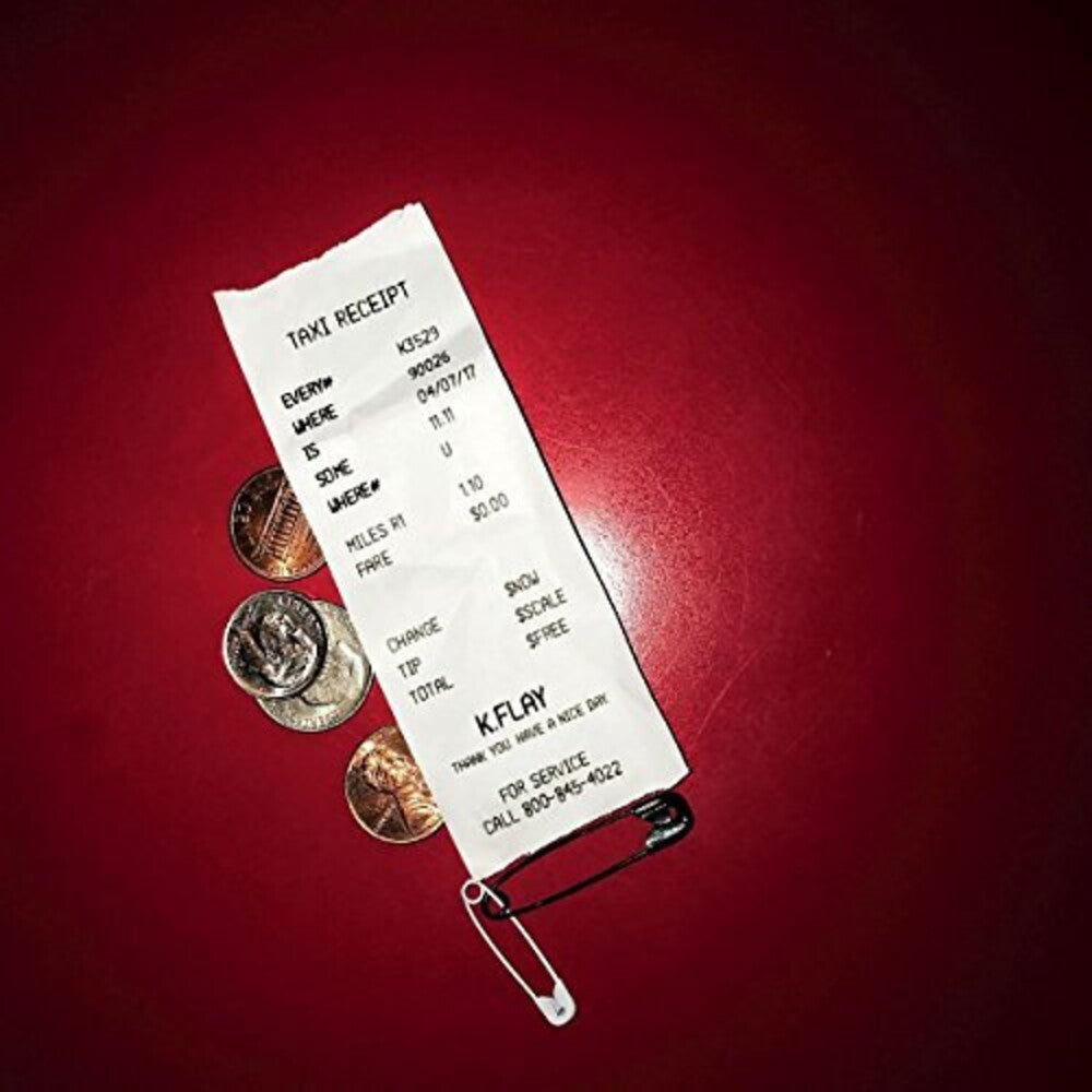 the album cover for K.Flay - Every Where Is Some Where