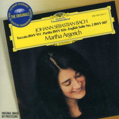 the album cover for Martha Argerich - Toccata / Partita / English Suite 2