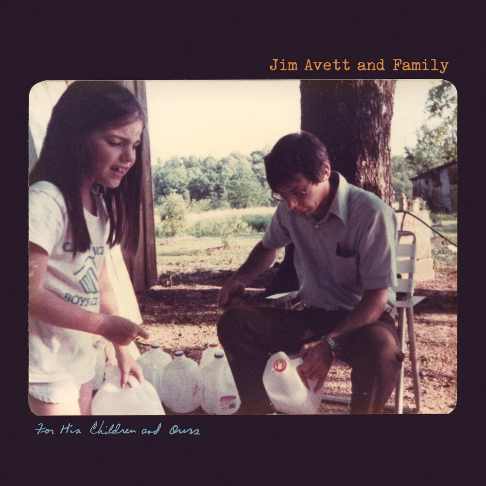 the album cover for Jim Avett / Family - For His Children And Ours
