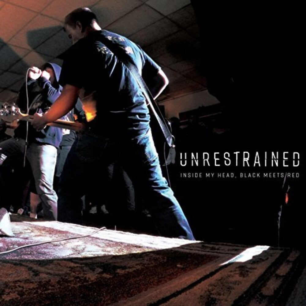 the album cover for Unrestrained - Inside My Head Black Meets Red (Uk)