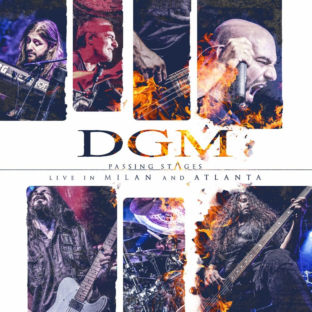 the album cover for Dgm - Passing Stages: Live In Milan And Atlanta