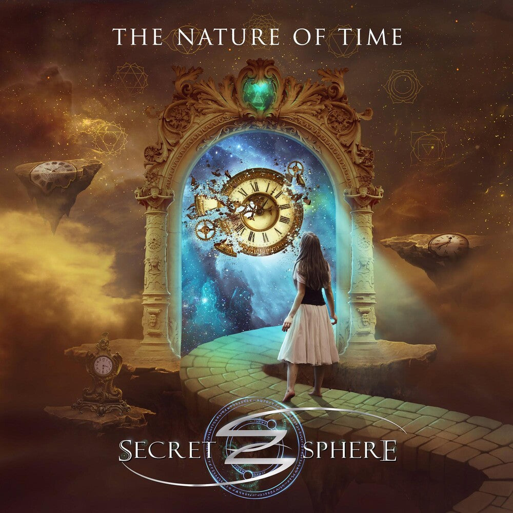 the album cover for Secret Sphere - The Nature Of Time