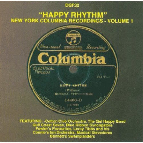 the album cover for Various Artists - Happy Rhythm: New York Columbia Recordings, Vol. 1