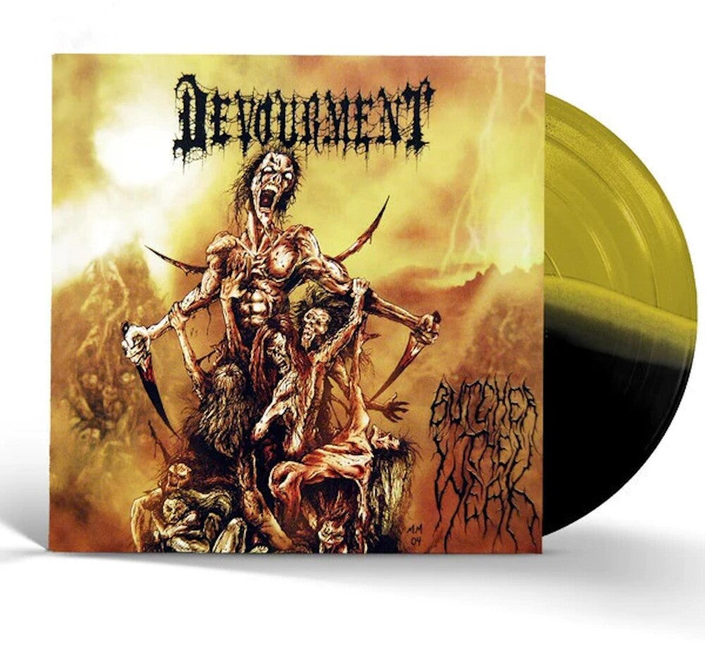 the album cover for Devourment - Butcher The Weak
