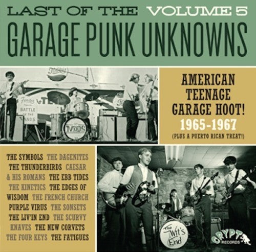 the album cover for Last Of The Garage Punk Unknowns 5 / Various - Last Of The Garage Punk Unknowns 5 / Various