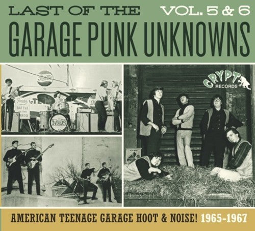 the album cover for Last Of The Garage Punk Unknowns 5 & 6 / Various - Last Of The Garage Punk Unknowns 5 & 6 / Various