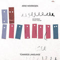 the album cover for Arve Henriksen - Towards Language