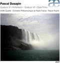 the album cover for Dusapin / Arditti Quartet / Orchestre Philharmoniq - Pascal Dusapin: Quatuor Vl ''Hinterland'' & Quatuor Vll
