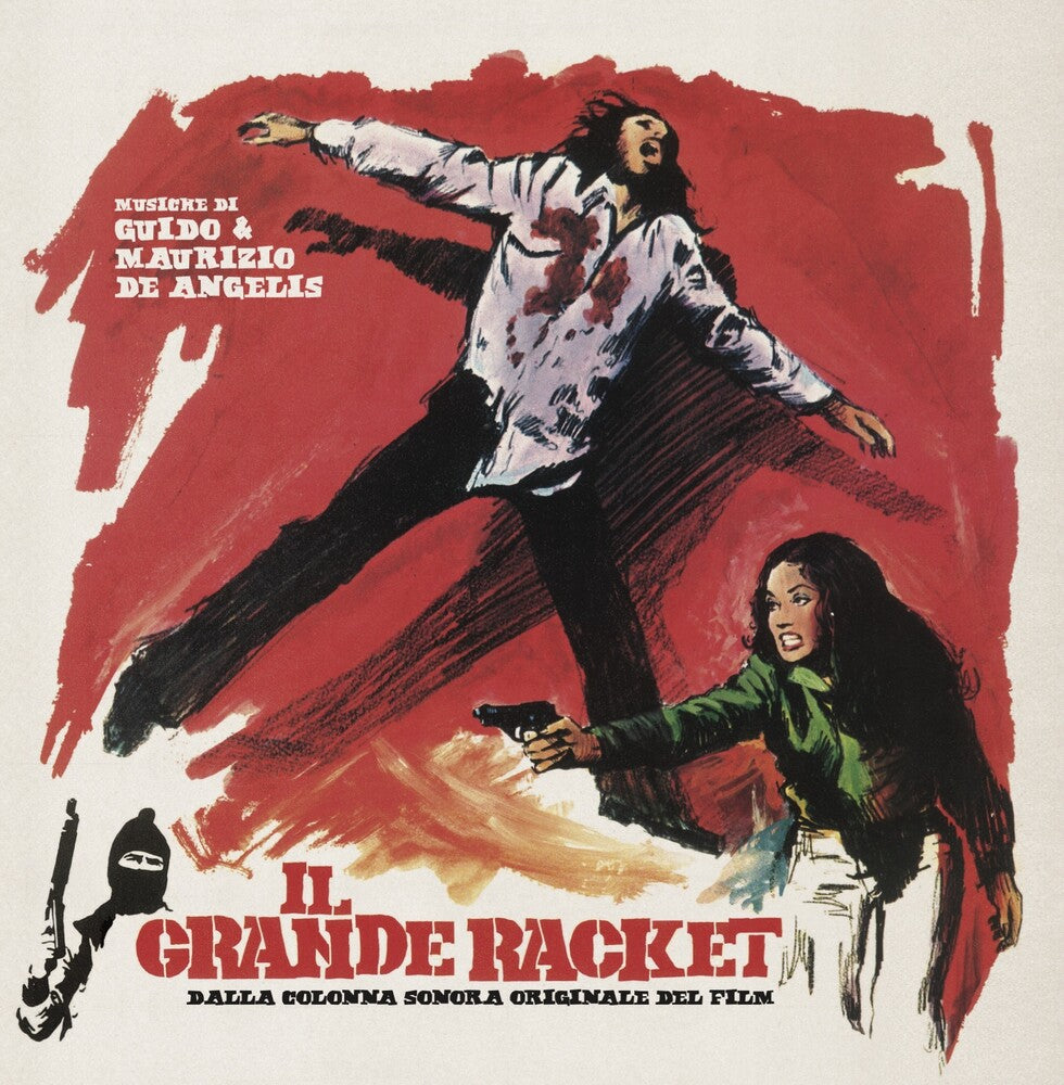 the album cover for De Angelis Maurizio & Guido - Il Grande Racket (The Big Racket) (Original Soundtrack)