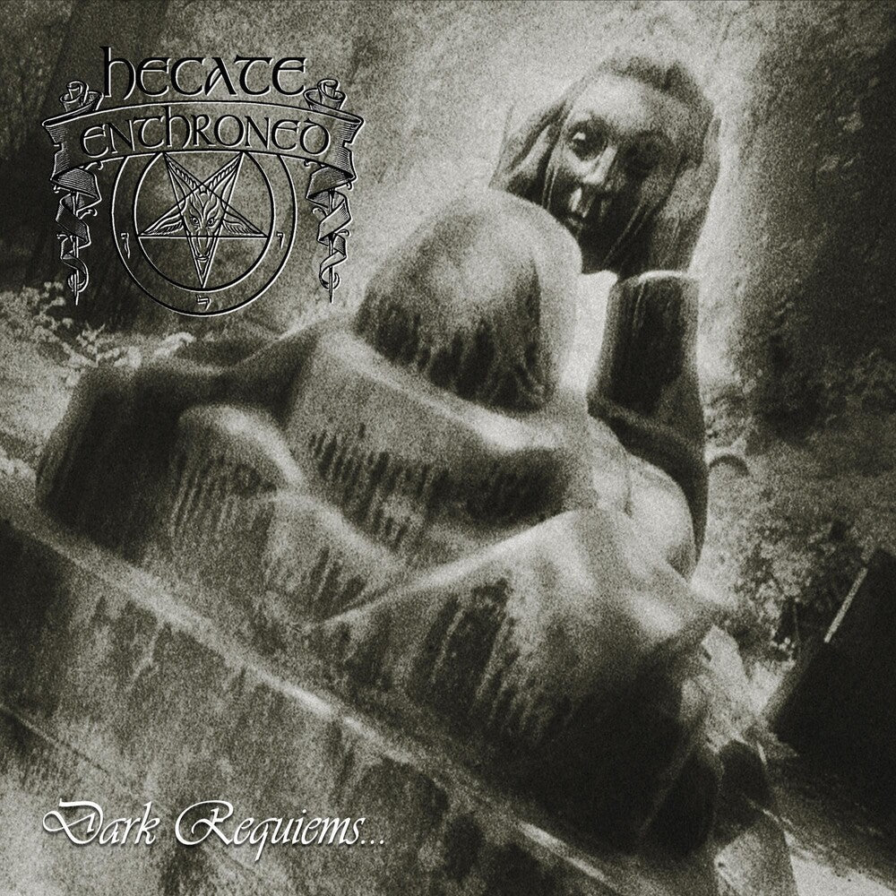 the album cover for Hecate Enthroned - Dark Requiems And Unsilent Massacre