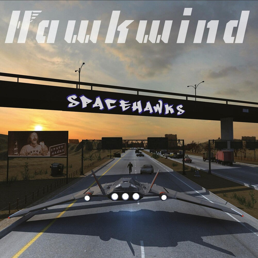 the album cover for Hawkwind - Spacehawks