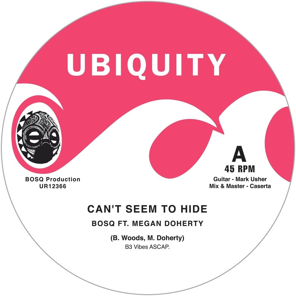 the album cover for Bosq - Can't Seem To Hide / Take Me