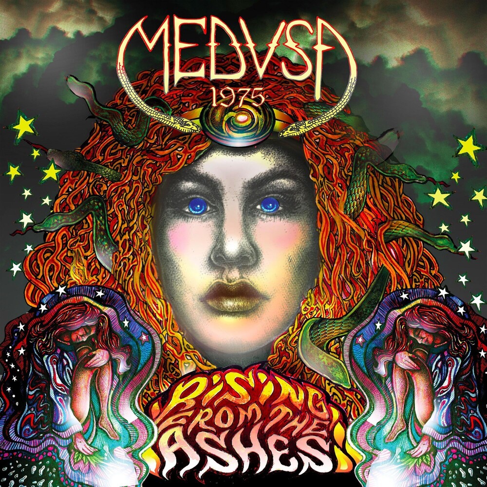 the album cover for Medusa - Risng From The Ashes