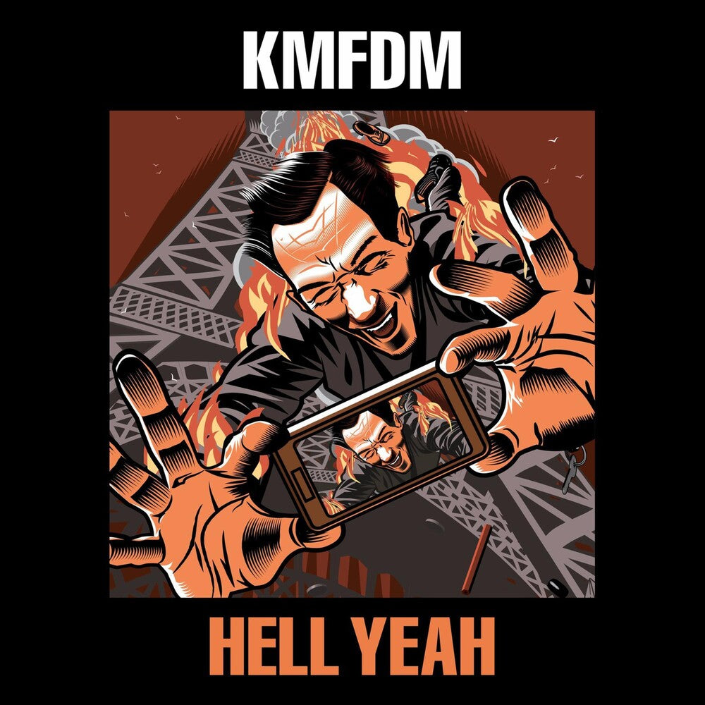 the album cover for KMFDM - Hell Yeah