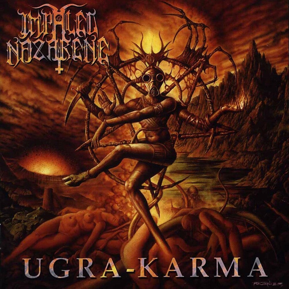 the album cover for Impaled Nazarene - Urga Karma [Import]