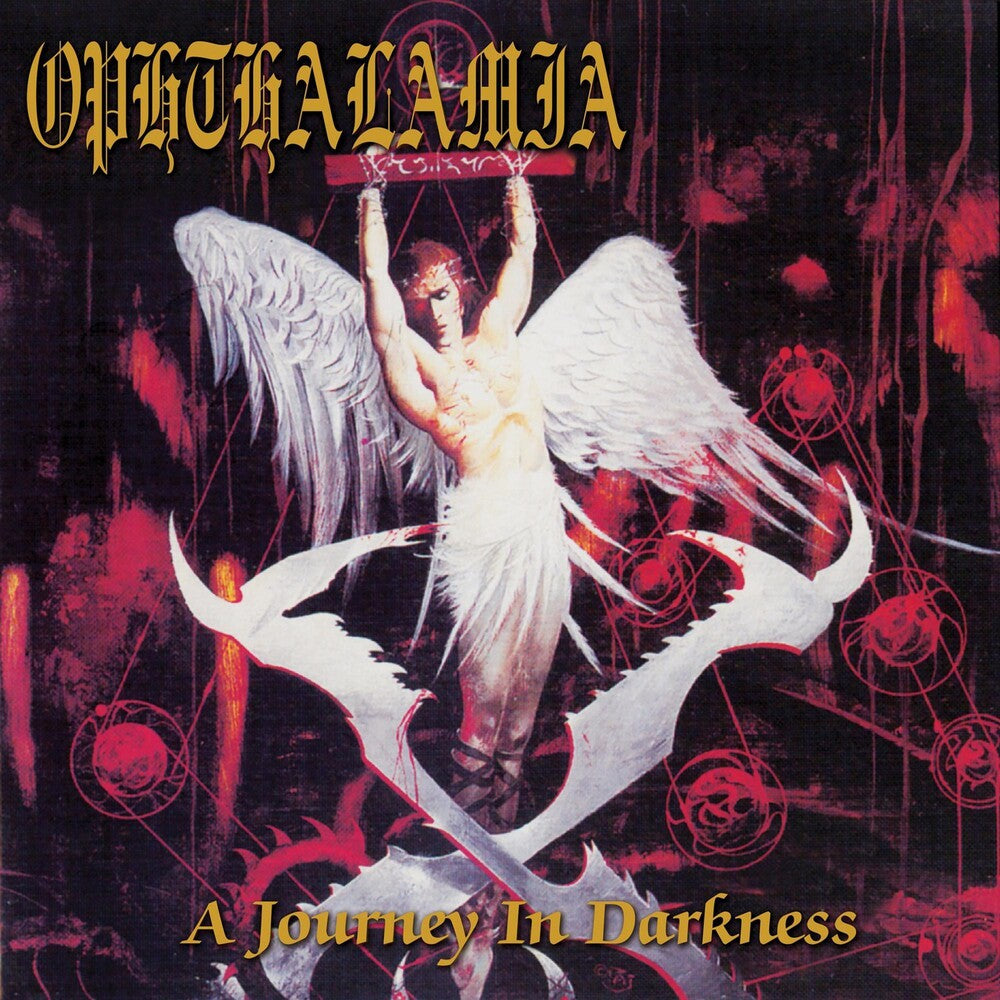 the album cover for Ophthalamia - A Journey In Darkness