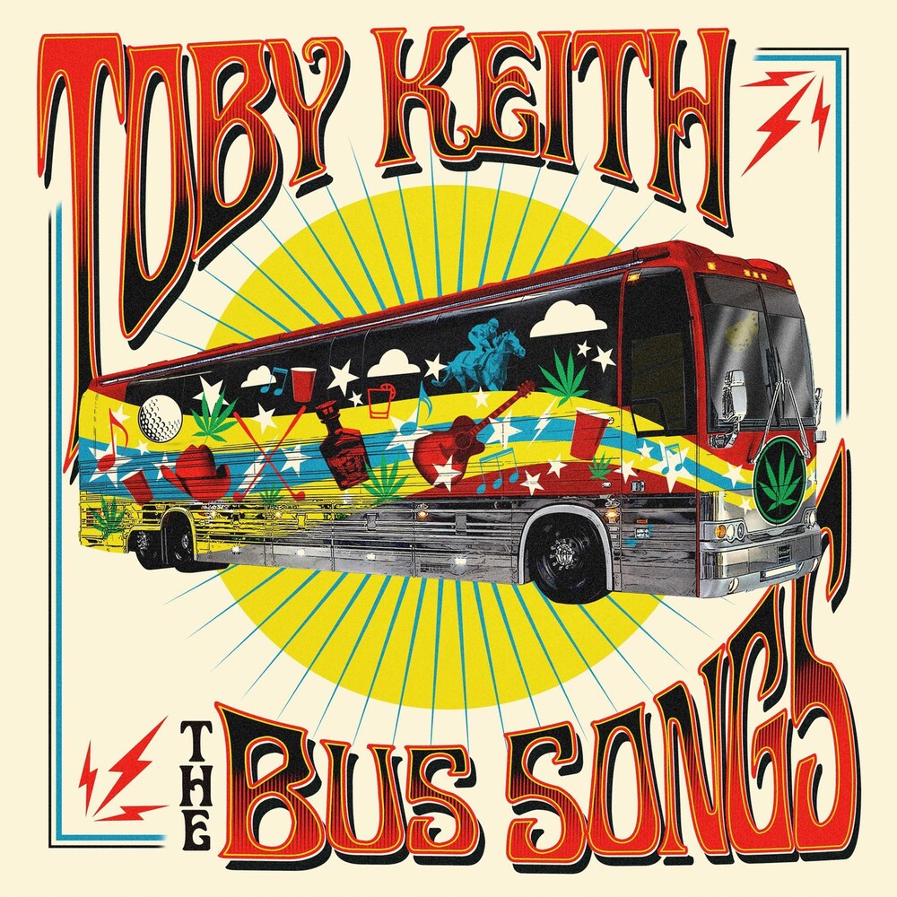 the album cover for Toby Keith - The Bus Songs
