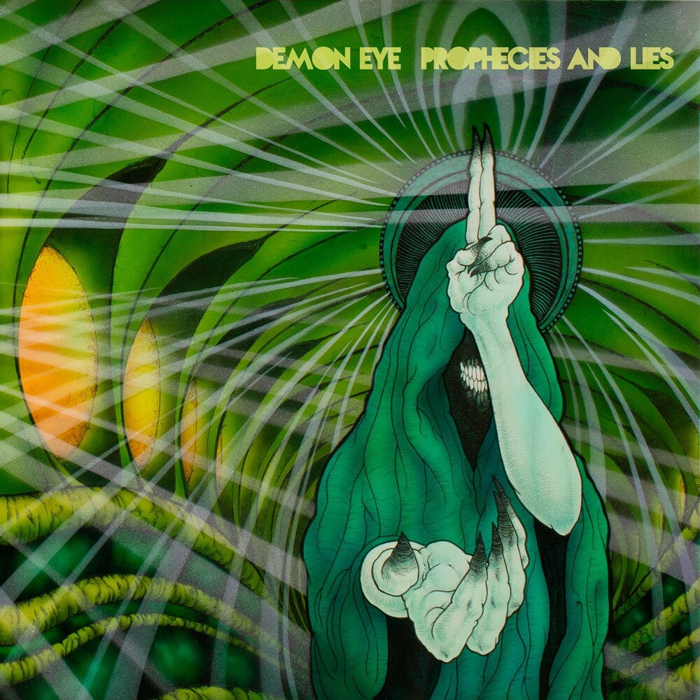 the album cover for Demon Eye - Prophecies And Lies