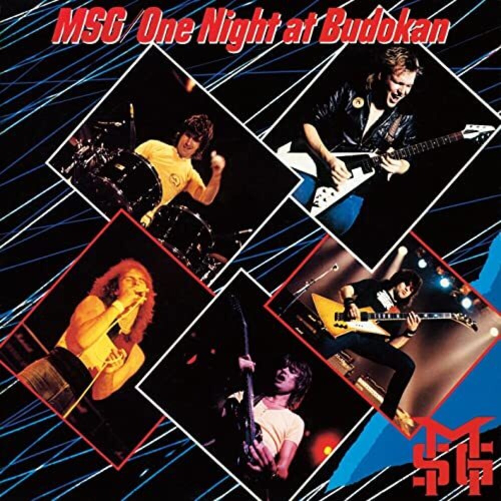 the album cover for The Michael Schenker Group - One Night At Budokan (Uk)
