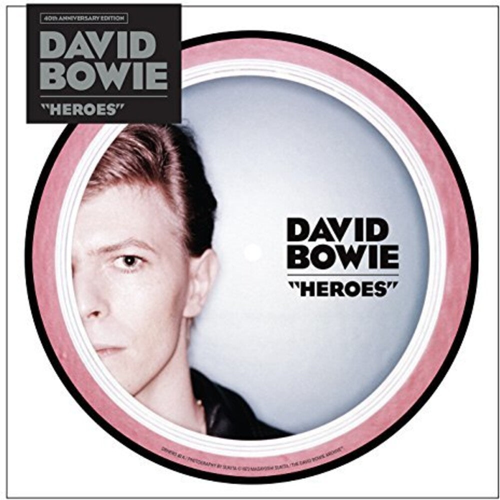 the album cover for David Bowie - Heroes [40th Anniversary Limited Edition 7 Inch Picture Disc] - Single