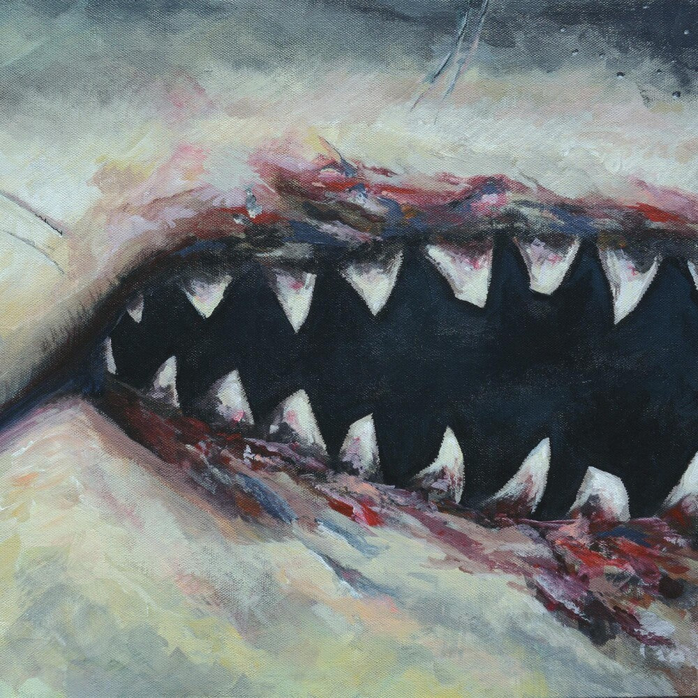 the album cover for Squalus - The Great Fish