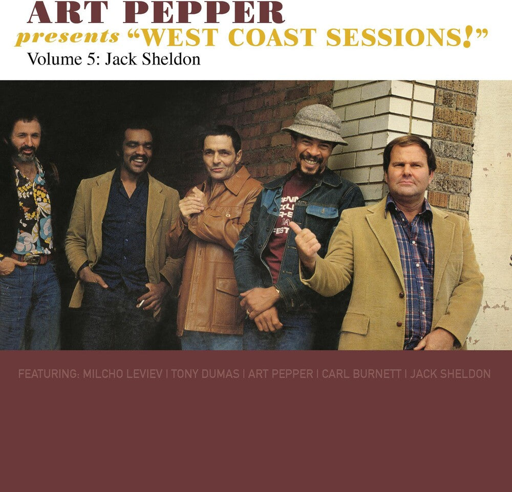 the album cover for Art Pepper - Art Pepper Presents West Coast Sessions 5: Jack