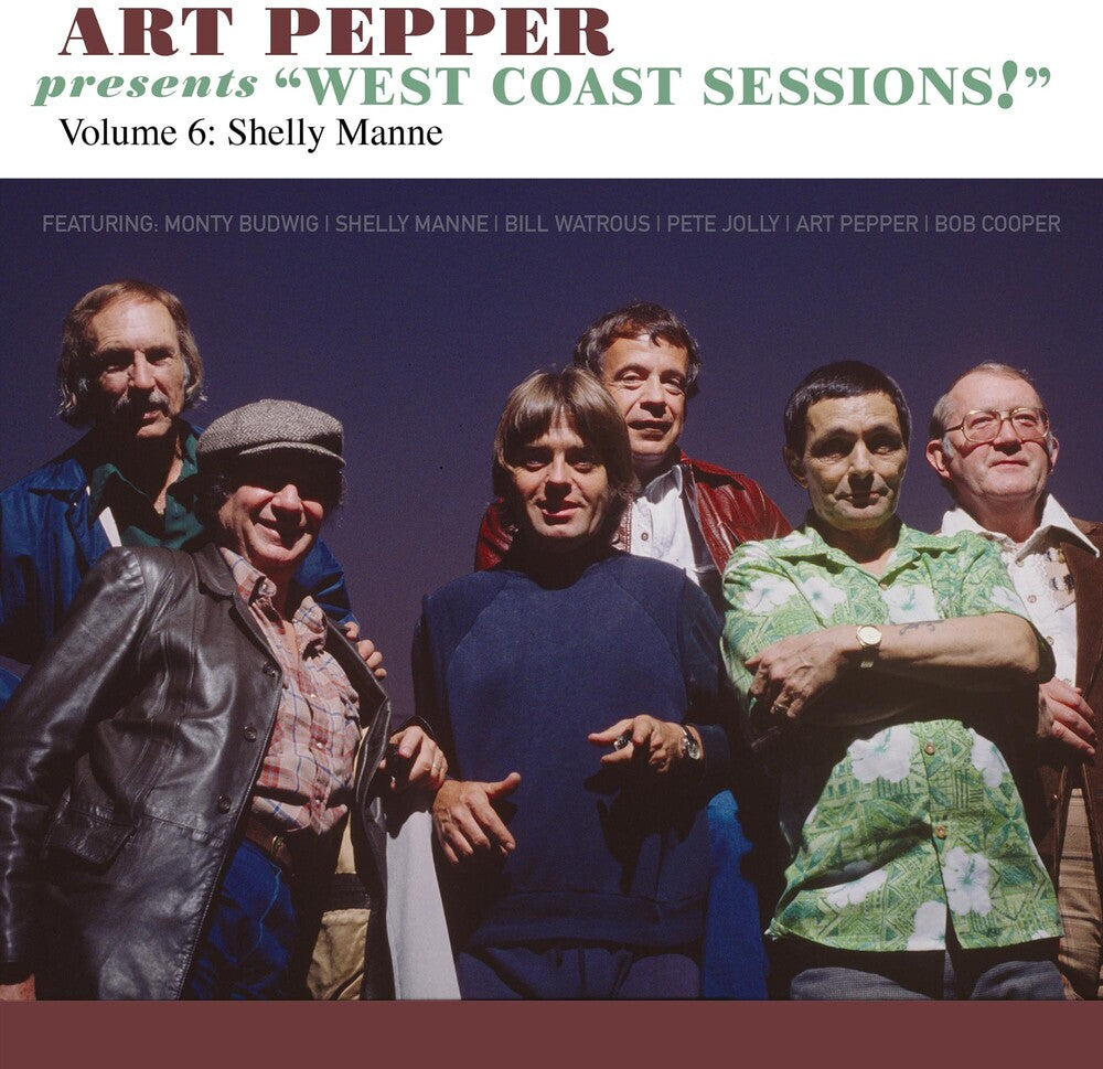 the album cover for Art Pepper - Art Pepper Presents West Coast Sessions 6: Shelly