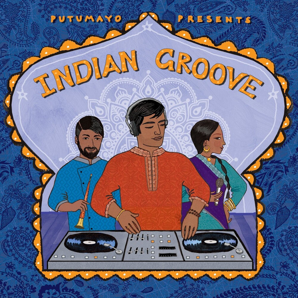 the album cover for Putumayo Presents - Indian Groove