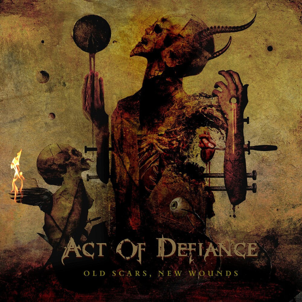 the album cover for Act Of Defiance - Old Scars, New Wounds