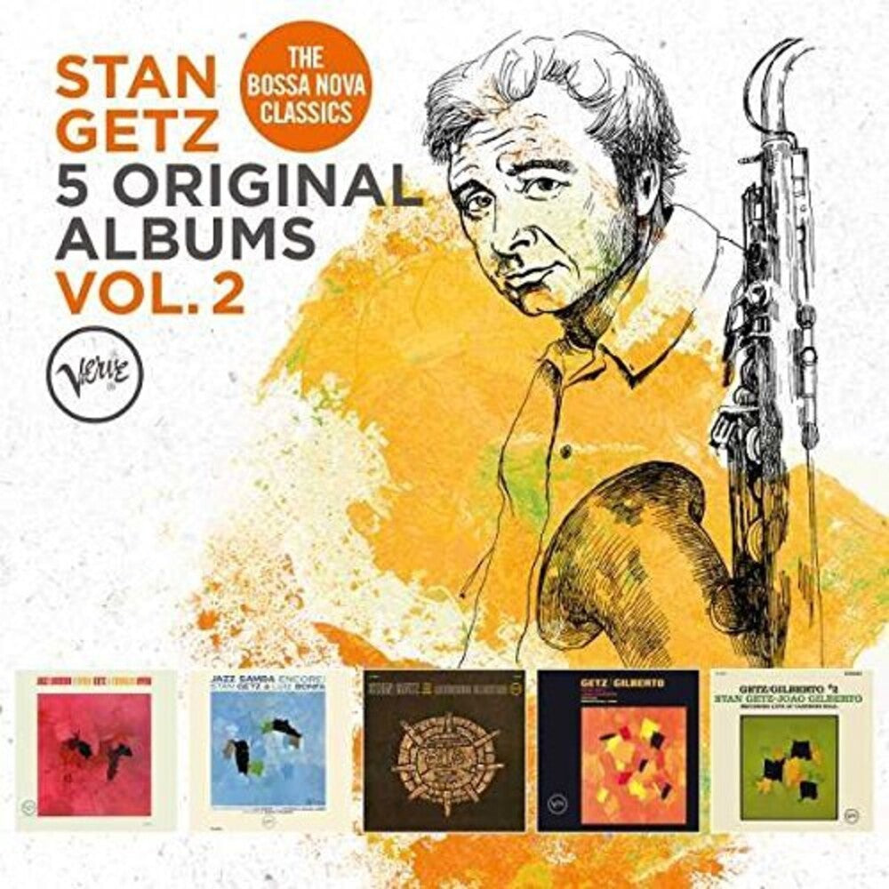 the album cover for Stan Getz - 5 Original Albums, Vol. 2  by Stan Getz
