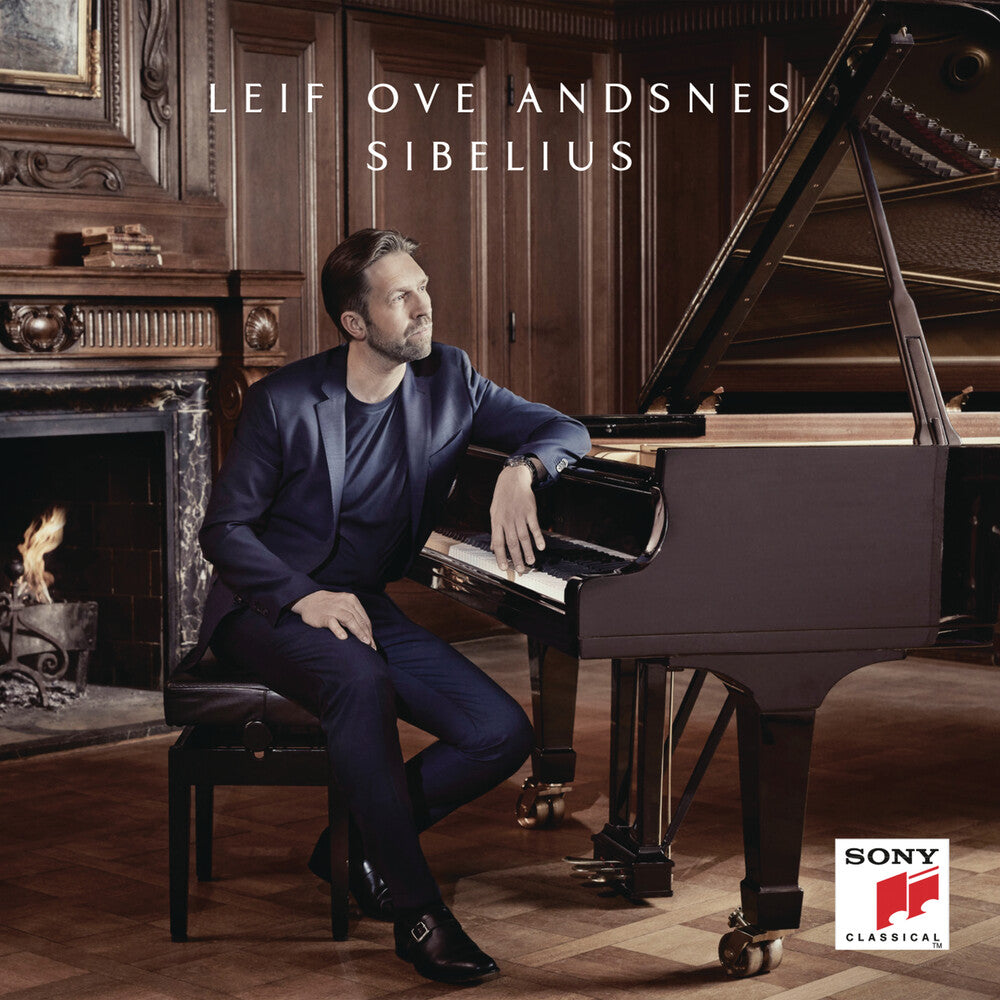 the album cover for Leif Andsnes Ove - Sibelius