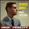 the album cover for George Jones - Sings White Lightning & Other Favorites