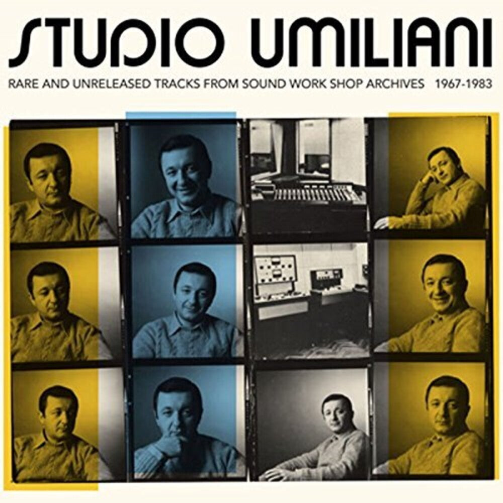 the album cover for Piero Umiliani - Studio Umiliani: Rare and Unreleased Tracks From Sound Work Shop Archives 1967-1983