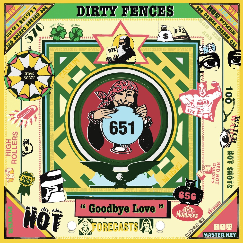 the album cover for Dirty Fences - Goodbye Love