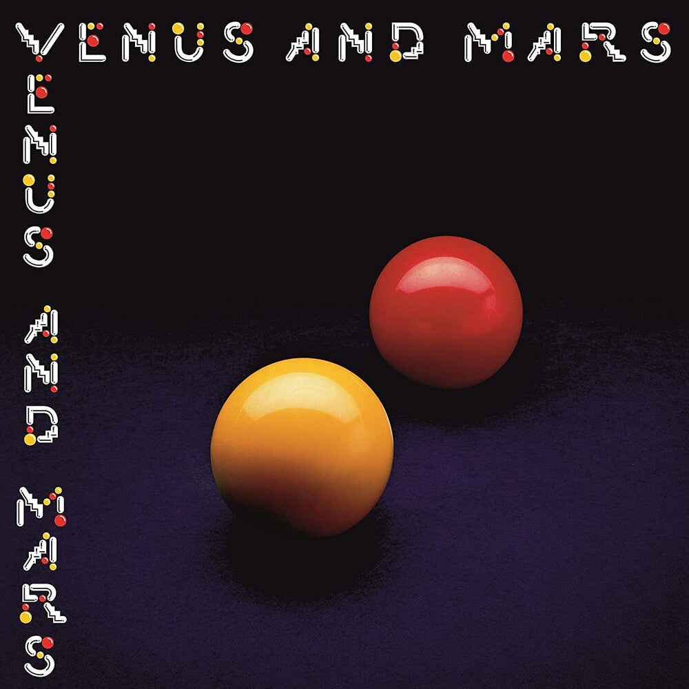 the album cover for Paul McCartney - Venus And Mars [Indie Exclusive Limited Edition Red/Yellow LP]