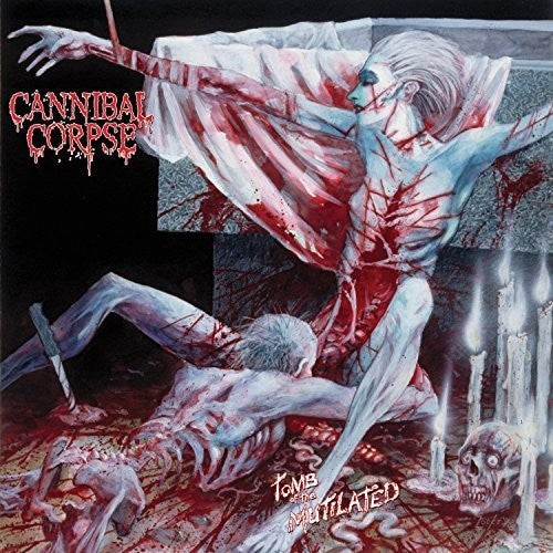the album cover for Cannibal Corpse - Tomb Of The Mutilated