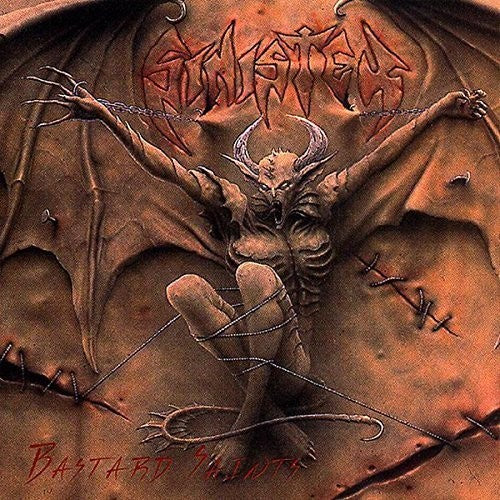 the album cover for Sinister - Bastard Saints
