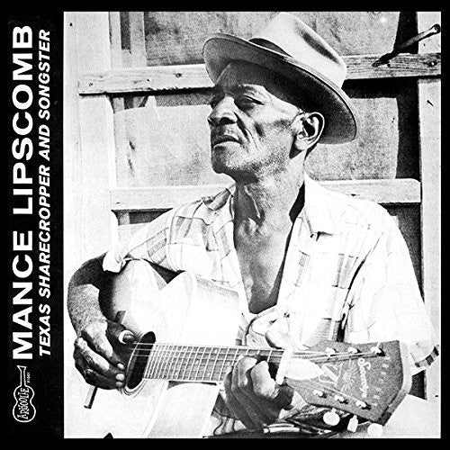 the album cover for Mance Lipscomb - Texas Sharecropper & Songster [Colored Vinyl] (Grn)