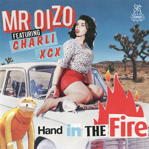 the album cover for Mr. Oizo - Hand In The Fire EP [Vinyl]