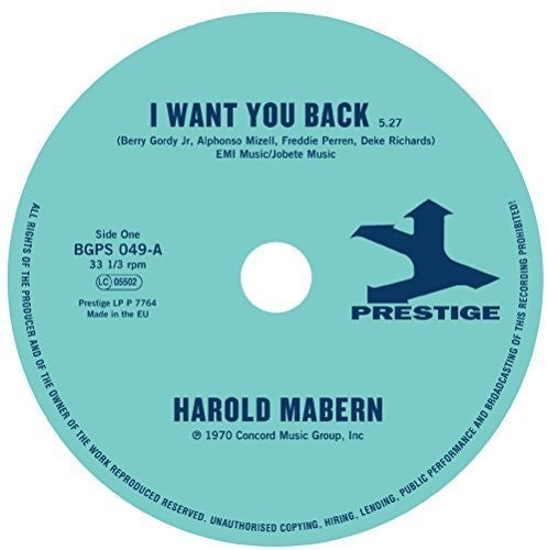 the album cover for Harold Mabern / Funk Inc - I Want You Back / Sister Janie
