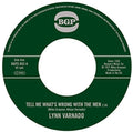 the album cover for Lynn Varnado - Tell Me What's Wrong with the Men / Staying at