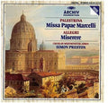 the album cover for Preston / Choir Of Westminster Abbey - Originals: Palestrina Missa Papae Marcelli