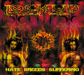 the album cover for Lock Up - Hate Breeds Suffering
