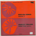 the album cover for Shirley Collins - English Songs 2