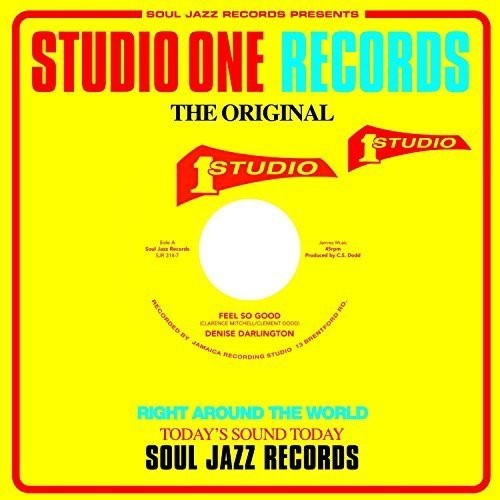 the album cover for Denise Darlington / Taylor,Tyrone - Feel So Good / Rightful Rebel