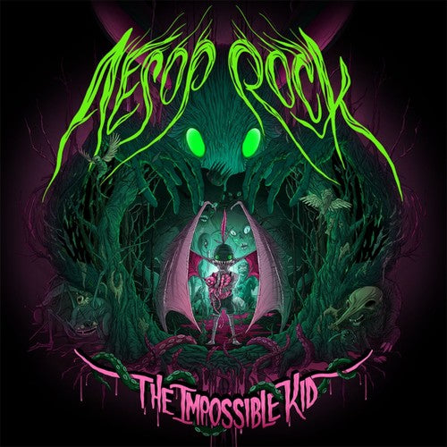 the album cover for Aesop Rock - Impossible Kid