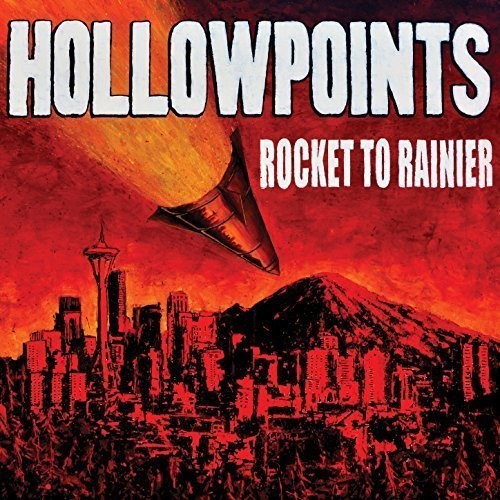 the album cover for Hollowpoints - Rocket to Rainier