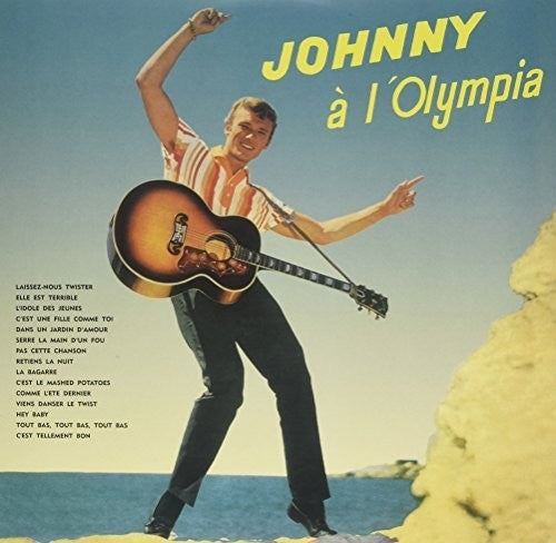 the album cover for Johnny Hallyday - A L'olympia