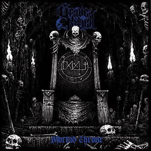 the album cover for Grave Ritual - Morbid Throne