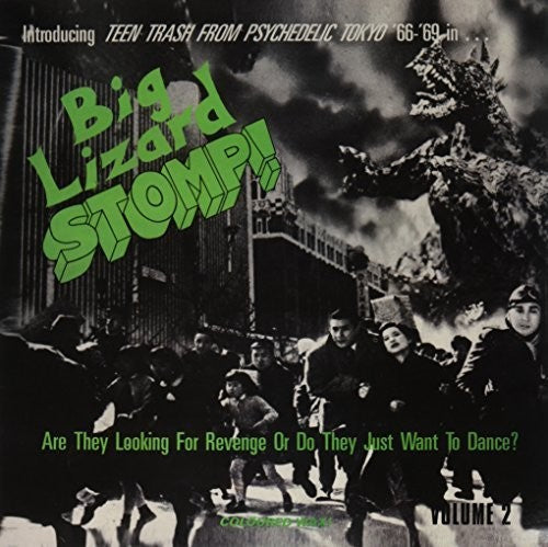 the album cover for Big Lizard Stomp 2 Teen Trash Psychedelic / Var - Big Lizard Stomp 2: Teen Trash Psychedelic / Var